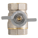 Кран шаровой для воды 1" г/г бабочка СTM СТАНДАРТ_4