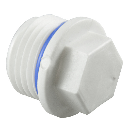 Заглушка полипропиленовая PP-R резьбовая DN 32 СТМ ПЛАСТ