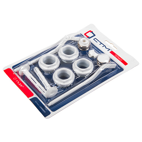 Комплект для радиатора 3/4" с кронштейнами CTM ТЕРМО