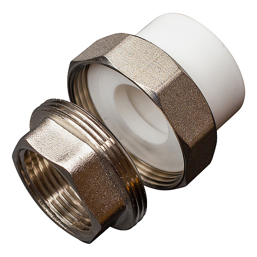 Муфта полипропиленовая PP-R комб. разъемная вн./р. DN 32х3/4" СТМ ПЛАСТ Муфта полипропиленовая PP-R комб. разъемная вн./р. DN 32х3/4" СТМ ПЛАСТ