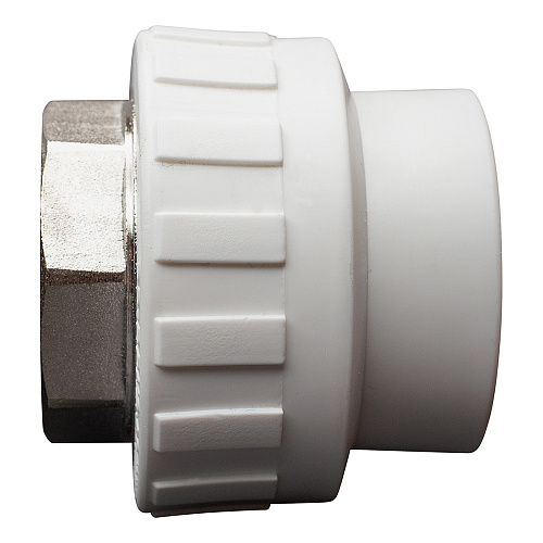 Муфта полипропиленовая PP-R комб. под ключ вн./р. DN 63х2" СТМ ПЛАСТ