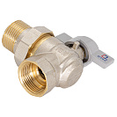 Кран шаровой для воды 1/2" с накидной гайкой угловой бабочка,  СТМ СТАНДАРТ_2