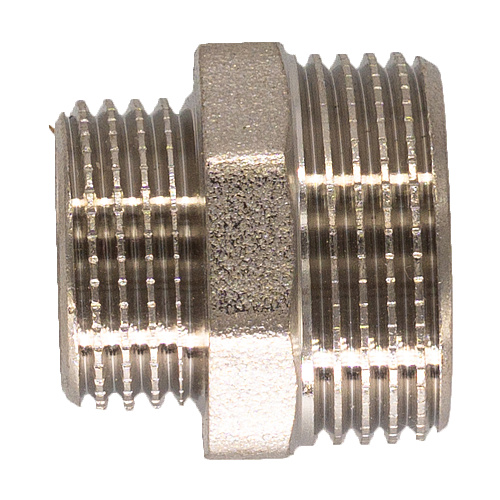 Ниппель латунный переходной 1-1/4"x1" ш/ш CTM Ниппель латунный переходной 1-1/4"x1" ш/ш CTM