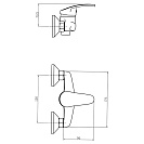 Смеситель ROEGEN RC210A для душа,  40 мм_3