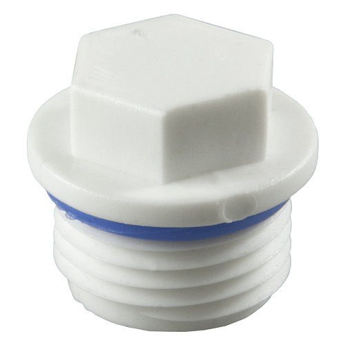 Заглушка полипропиленовая PP-R резьбовая DN 25 СТМ ПЛАСТ