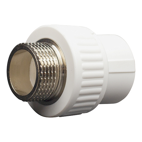 Муфта полипропиленовая PP-R комб. нар./р. DN 20х1/2" СТМ ПЛАСТ Муфта полипропиленовая PP-R комб. нар./р. DN 20х1/2" СТМ ПЛАСТ