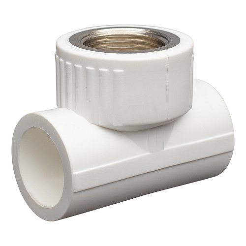 Тройник PP-R комб. вн./р. DN 20х1/2" СТМ ПЛАСТ Тройник PP-R комб. вн./р. DN 20х1/2" СТМ ПЛАСТ