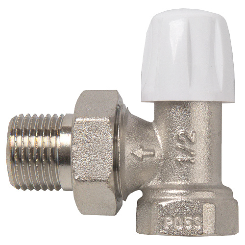 Запорный клапан для радиатора угловой 1/2" СТМ ТЕРМО