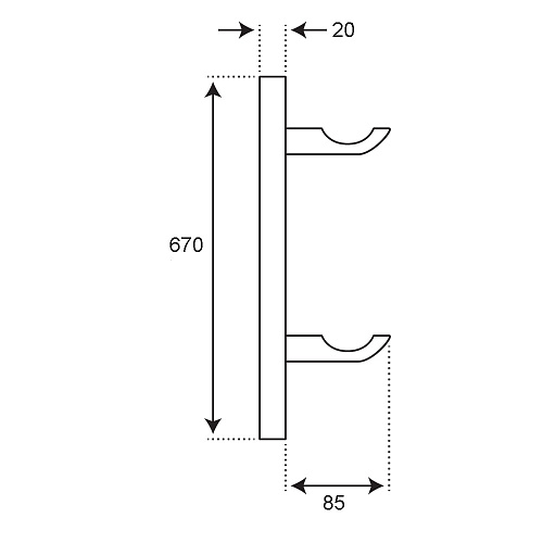 Кронштейн для радиатора напольный регулируемый 200-500мм (БПЛ 007) СТМ ТЕРМО