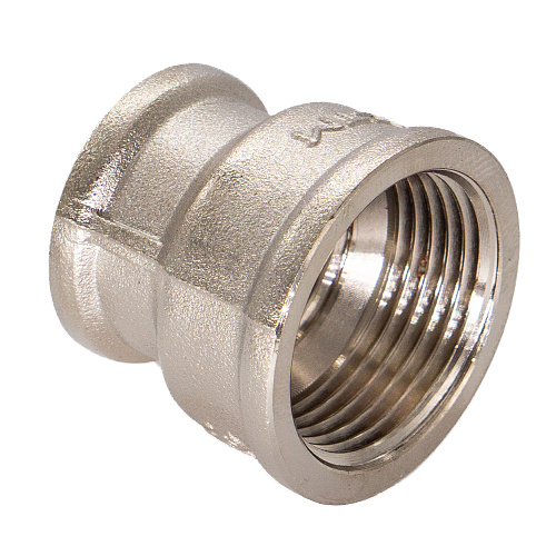 Муфта латунная резьбовая переходная 2"х1-1/2" г/г CTM Муфта латунная резьбовая переходная 2"х1-1/2" г/г CTM