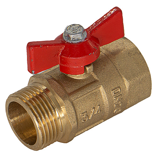 Кран шаровой для воды 3/4" г/ш бабочка ГАЛЛОП ПРАКТИК 131 Кран шаровой для воды 3/4" г/ш бабочка ГАЛЛОП ПРАКТИК 131