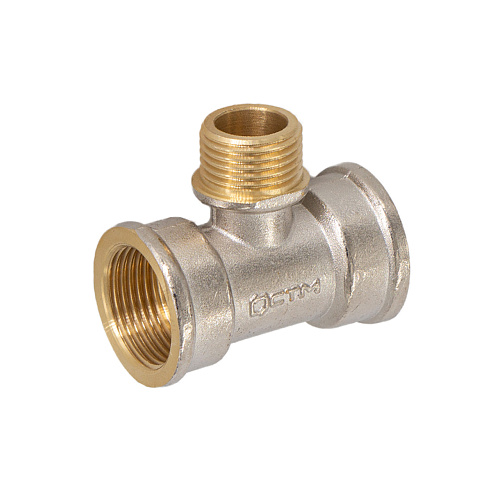 Тройник резьбовой переходной 3/4"x1/2"x3/4" г/ш/г CTM