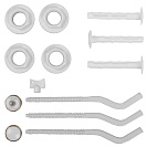 Комплект для радиатора 1/2" с тремя кронштейнами CTM ТЕРМО_3