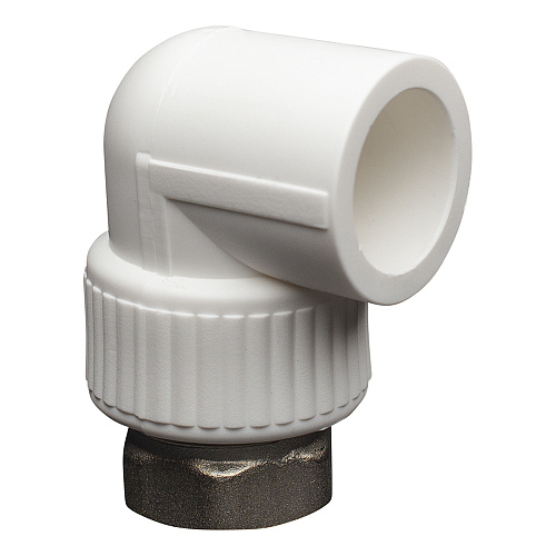 Угольник PP-R комб. с нак.гайкой вн./р. DN 25х1/2" СТМ ПЛАСТ Угольник PP-R комб. с нак.гайкой вн./р. DN 25х1/2" СТМ ПЛАСТ