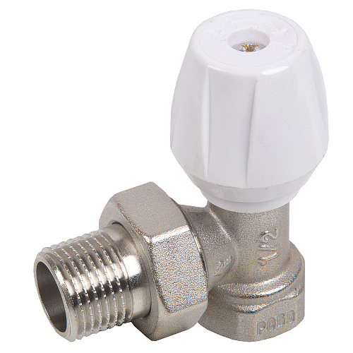 Регулирующий клапан для радиатора ручной угловой 1/2" СТМ ТЕРМО
