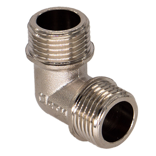 Уголок латунный с ограничителем  1/2" ш/ш CTM Уголок латунный с ограничителем  1/2" ш/ш CTM