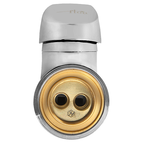 Смеситель FLOE FK234-GO для кухни, 40 мм, на гайке, с боковой ручкой, с гибким оранжевым изливом